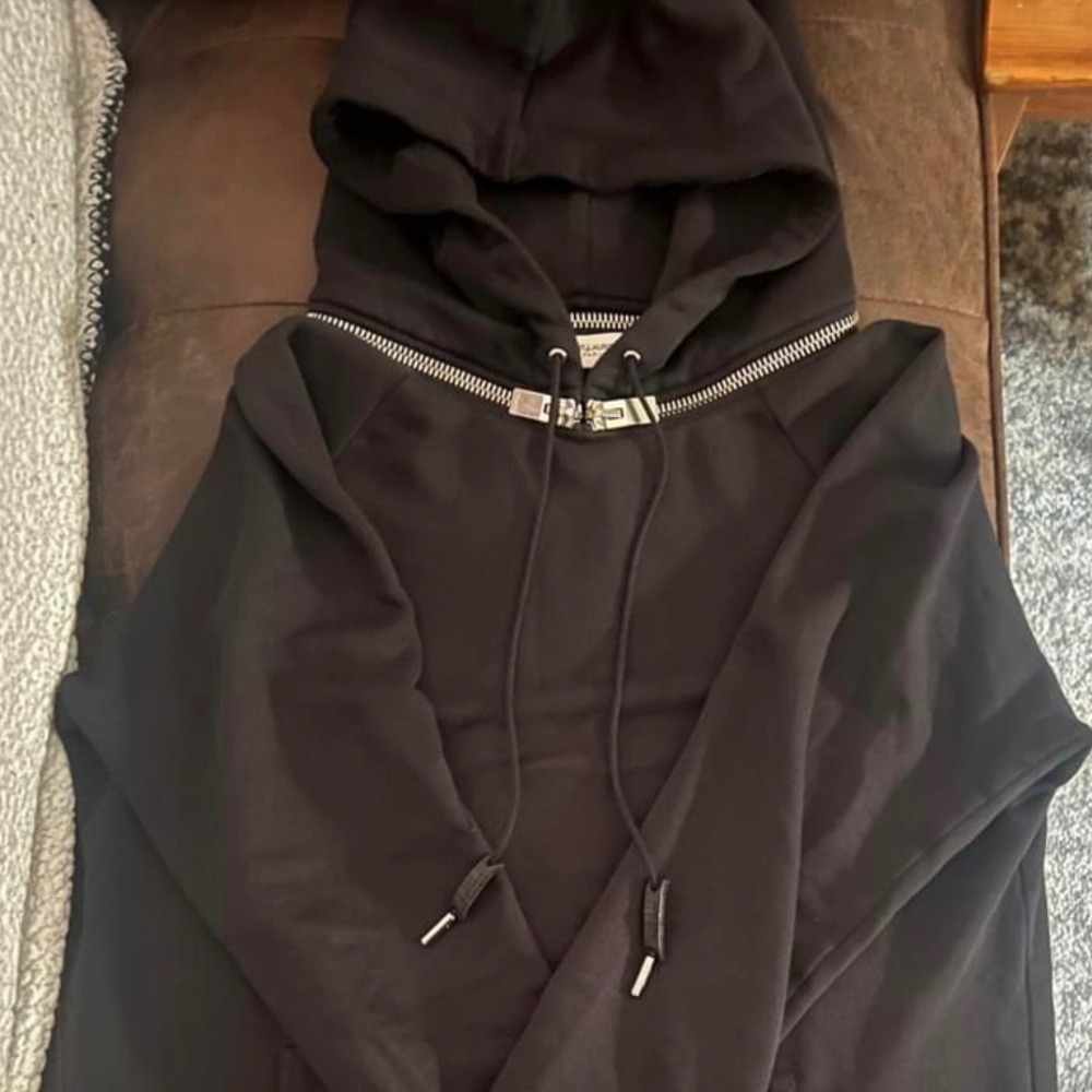 Black Saint Laurent Hoodie ***French Large (US sizes closer to Medium or Small)
